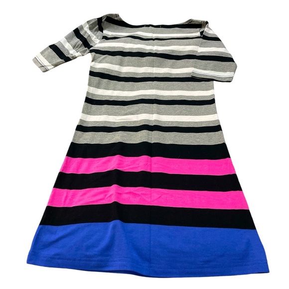 NWOT Derek Heart Stretch Mini Striped Dress Stretchy Juniors Medium VINTAGE - Picture 7 of 10